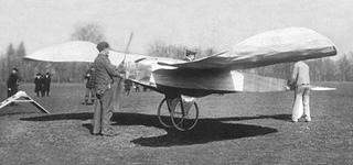 The Blériot V. Though it appears to be a rather modern design, it is actually a pusher, with wings at the back and a small canard in the front.